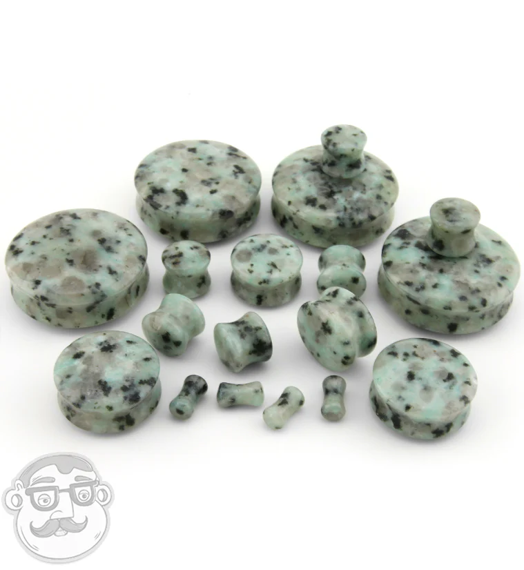 Sesame Jasper Stone Plugs - Mrs Treak