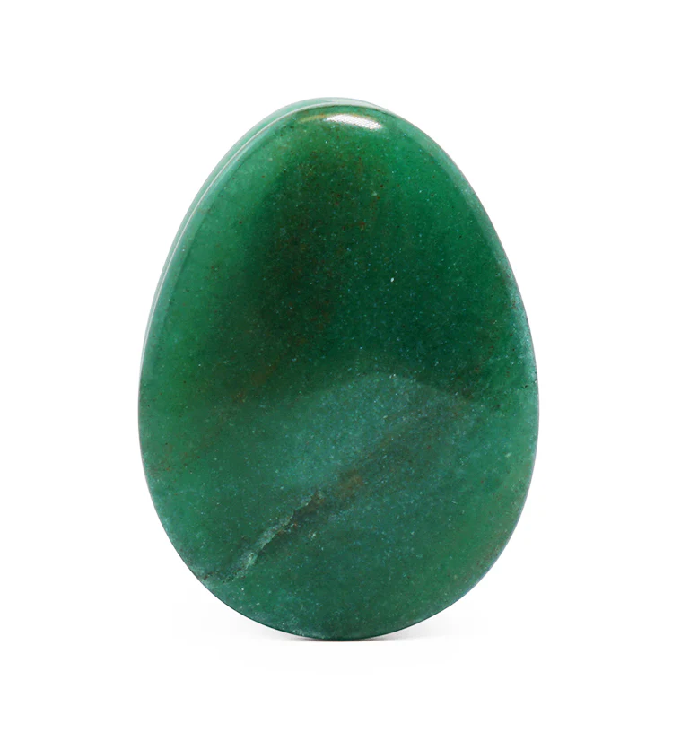 Aventurine Stone Teardrop Plugs - Mrs Treak