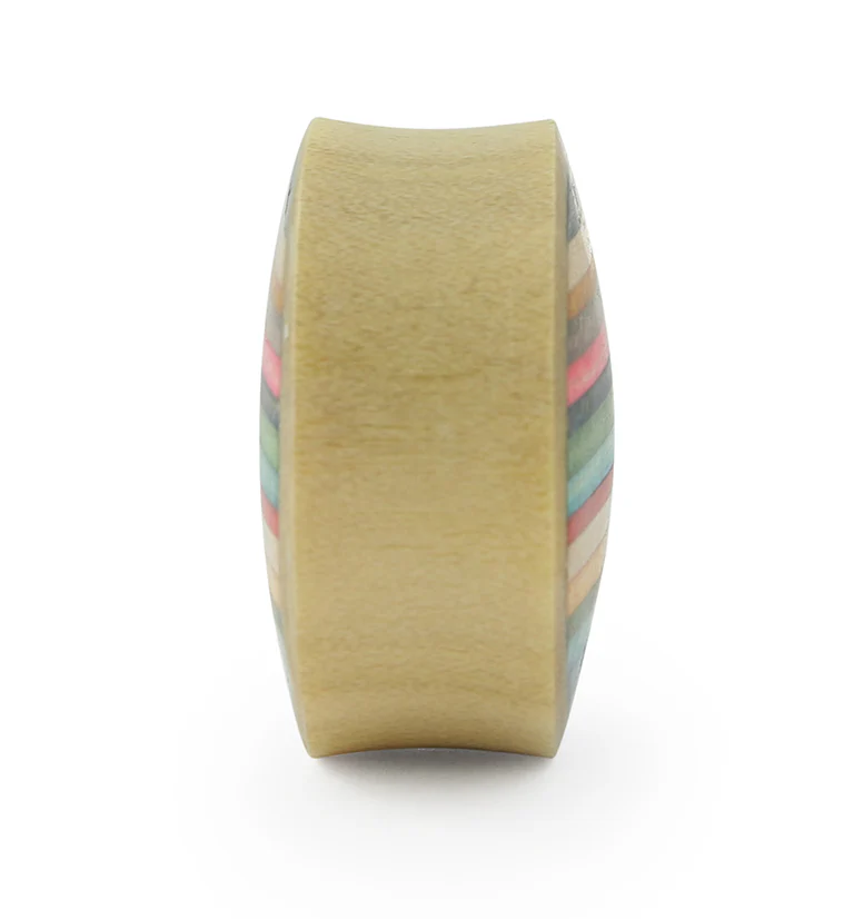 Blonde Wood Skateboard Plugs - Mrs Treak