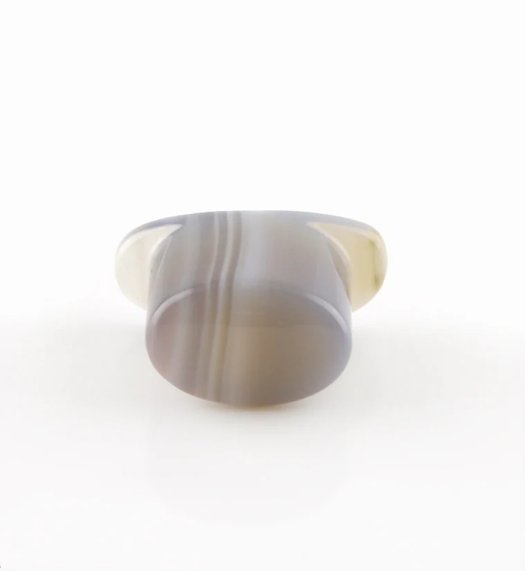 Agate Stone Oval Labret Plug - Mrs Treak