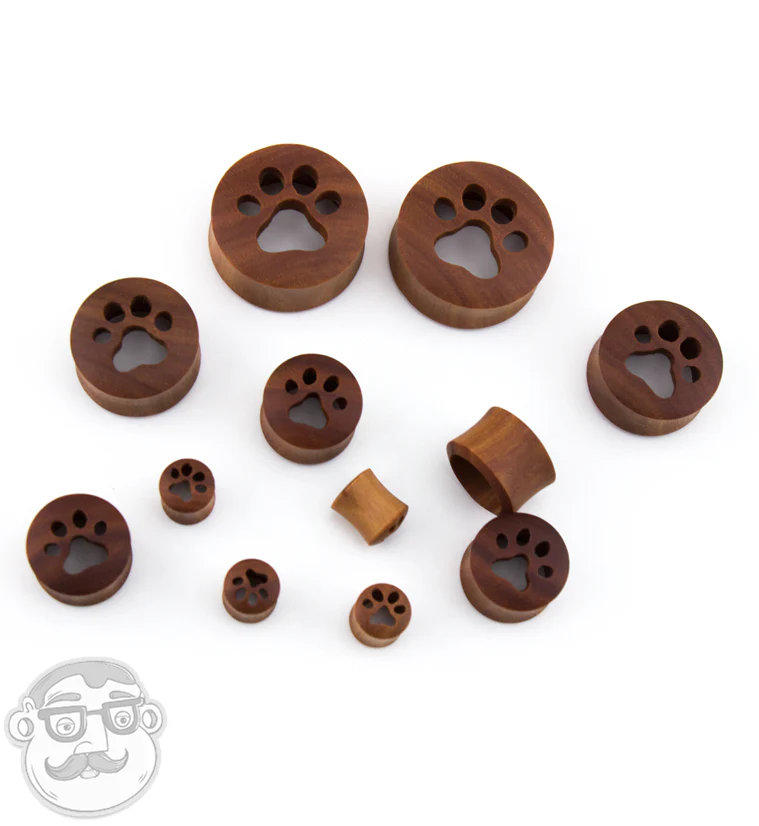 Paw Print Saba Wood Tunnels - Mrs Treak