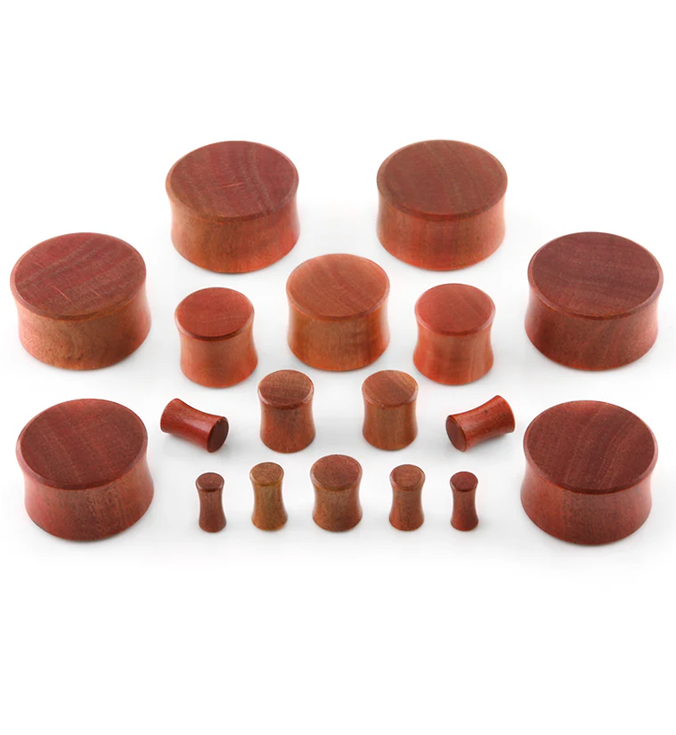 Pink Ivory Wood Plugs - Mrs Treak