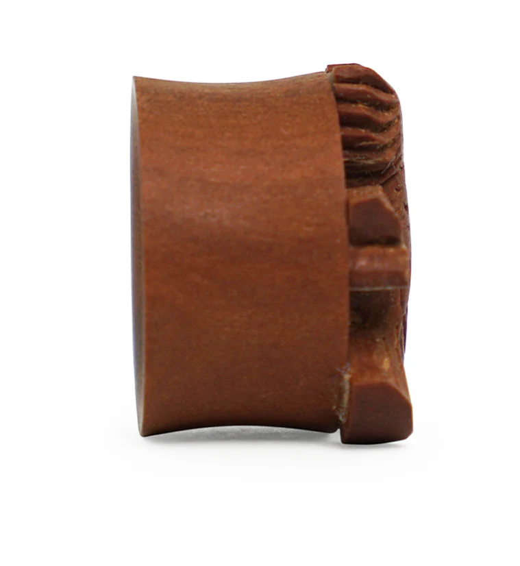 Parrot Carved Saba Wood Tunnels - Mrs Treak