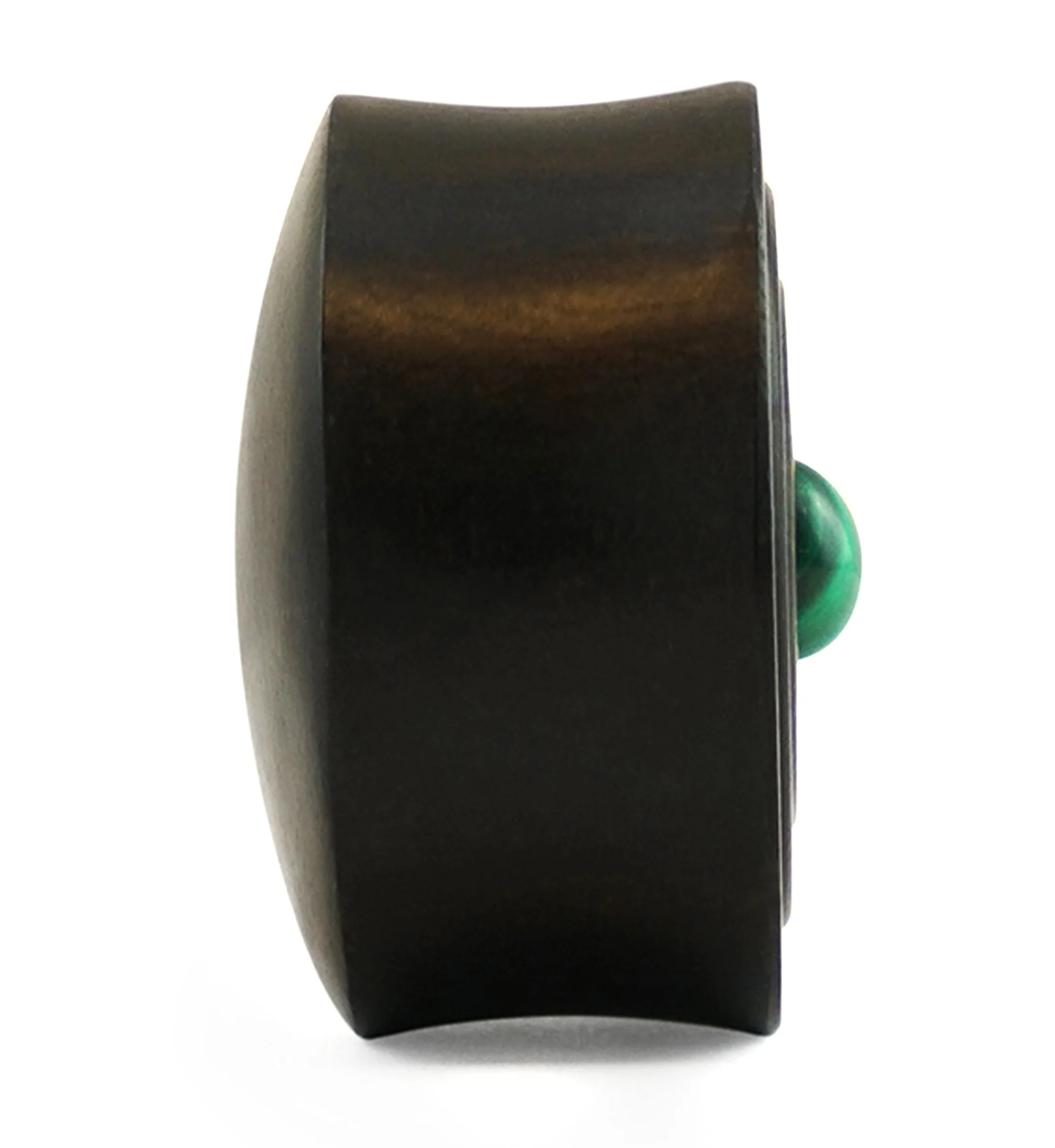 Ecliptic Areng Wood Plugs With Malachite Inlay - Mrs Treak