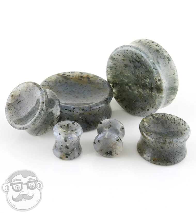 Grass Quartz Stone Plugs - Mrs Treak