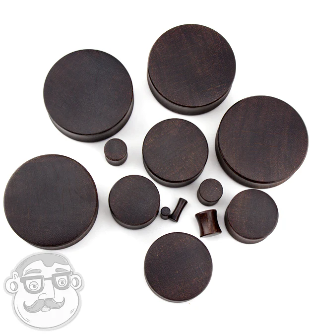 Dark Tamarind Wood Plugs - Mrs Treak