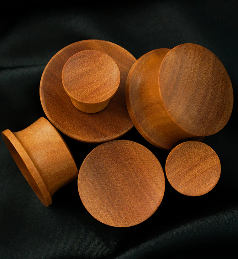 Saba Wood Mayan Flare Plugs - Mrs Treak