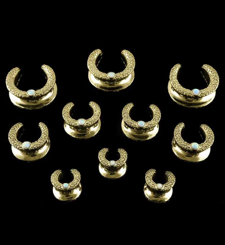 Gold Opalite Osteo Stainless Steel Saddles - Mrs Treak