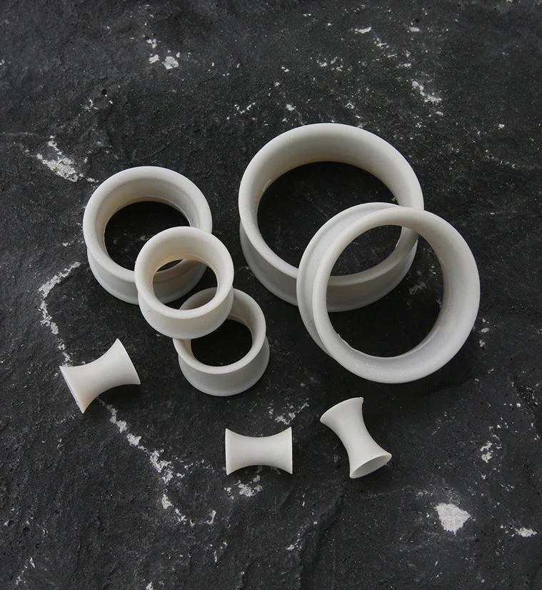 Matte Grey Silicone Ear Skins - Mrs Treak