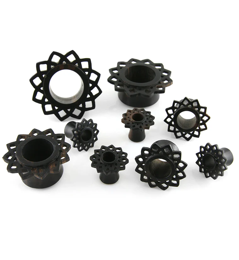 Mandala Flower Areng Wood Tunnels - Mrs Treak