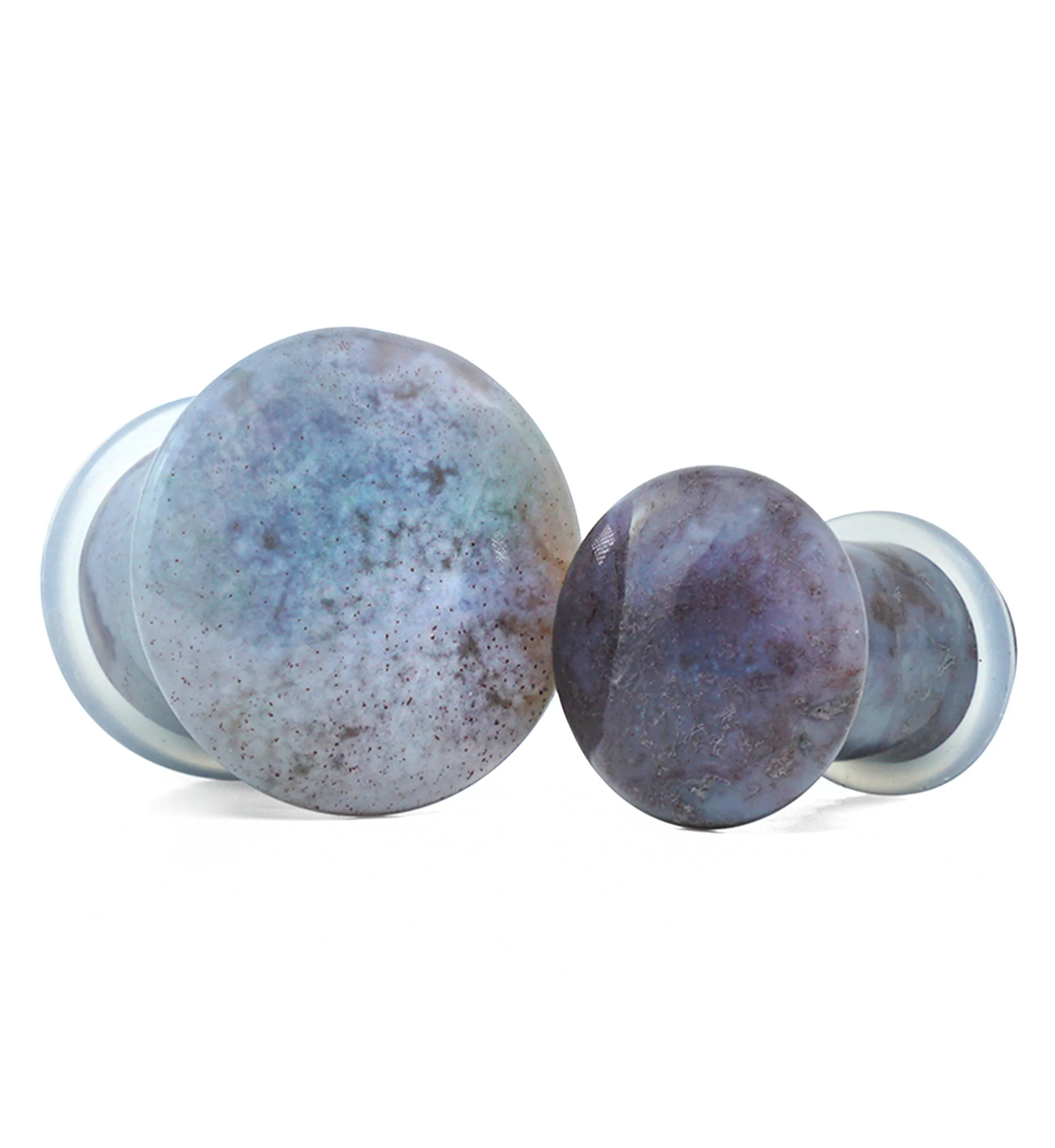 Indian Agate Stone Plugs - Single Flare - Mrs Treak