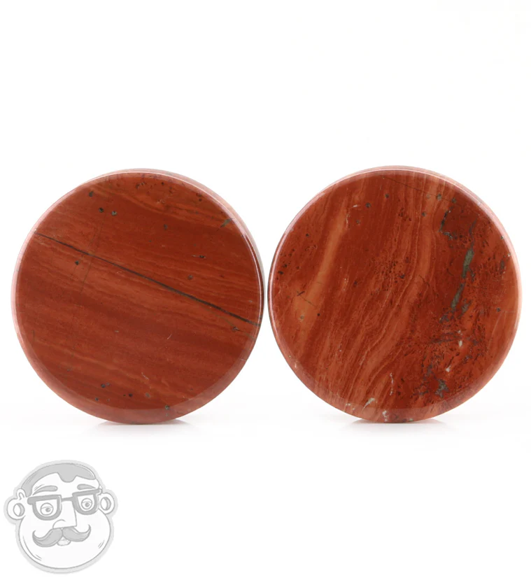 Red Jasper Stone Plugs - Mrs Treak