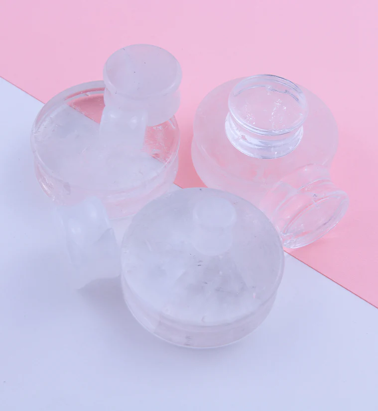 Crystal Quartz Stone Plugs - Mrs Treak