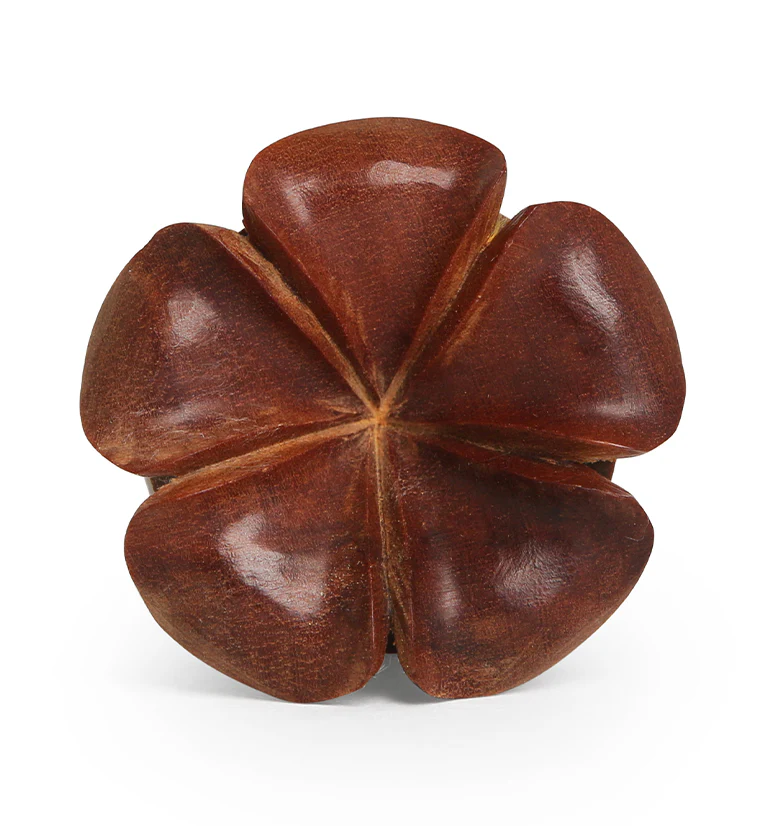 Hawaiian Flower Wood Plugs - Mrs Treak