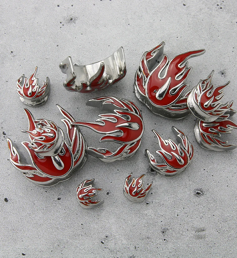 Flame Stainless Steel Saddles - Mrs Treak