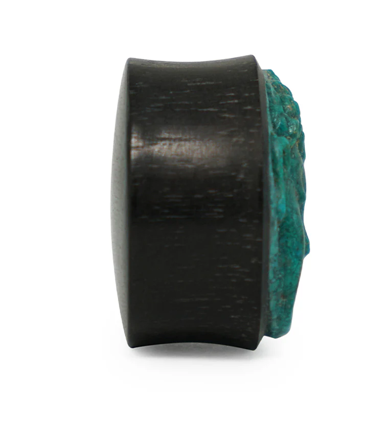 Carved Buddha Wood Plugs - Mrs Treak