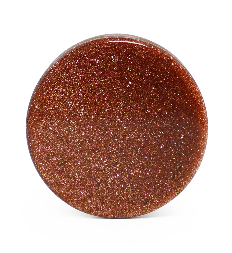 Goldstone Glass Plugs - Mrs Treak