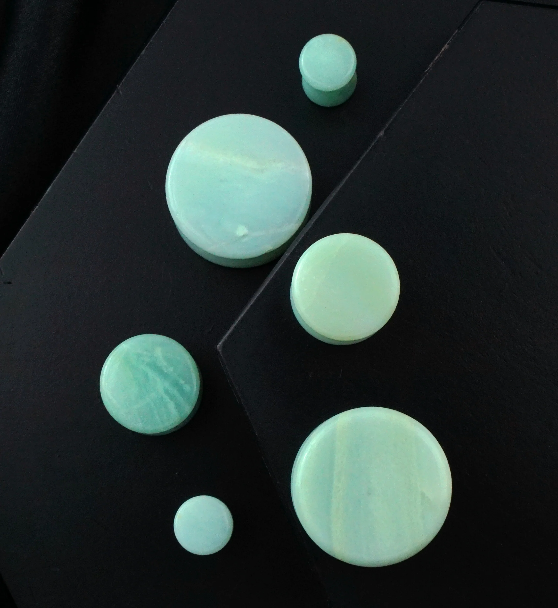 Amazonite Stone Plugs - Mrs Treak