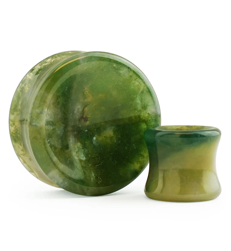 Indian Agate Stone Plugs - Mrs Treak