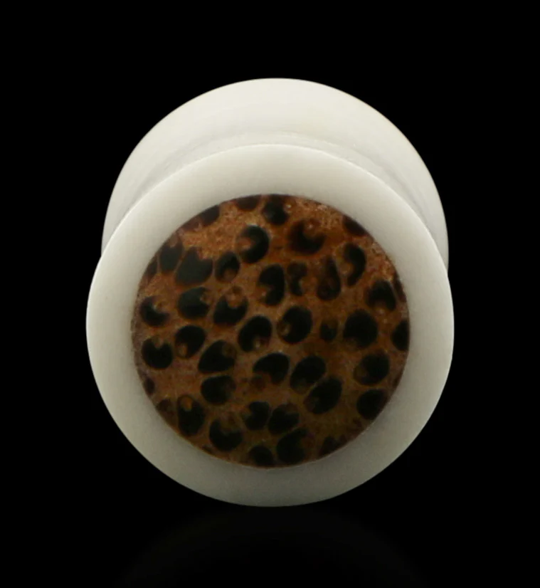 Bone Plugs with Coconut Wood Inlay - Mrs Treak