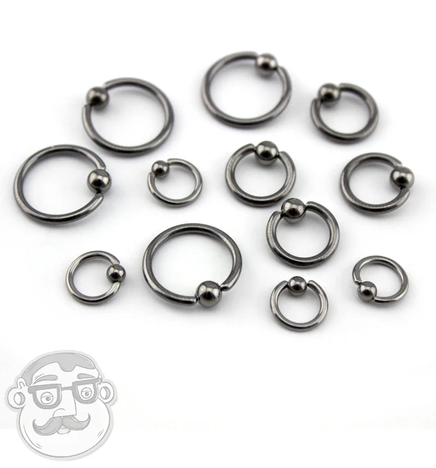 Titanium Captive Ring - Mrs Treak