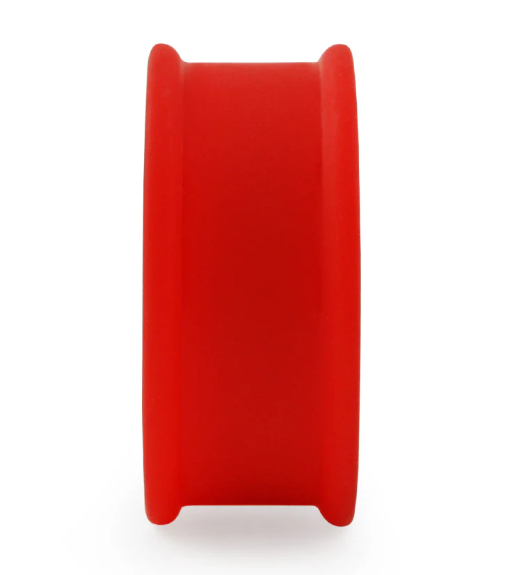 Double Flare Matte Red Silicone Plugs - Mrs Treak