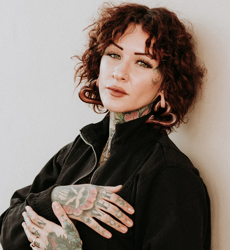 Wooden Heart Hanger Plugs - Mrs Treak