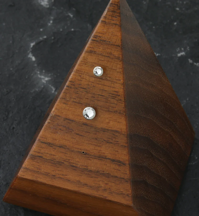 Flat Bezel Clear CZ Threadless Titanium Top - Mrs Treak