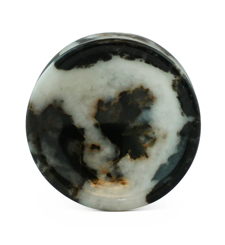 Zebra Jasper Stone Plugs - Mrs Treak