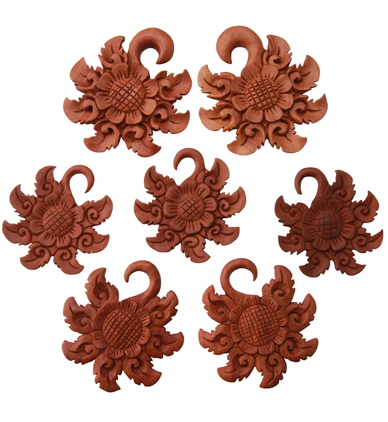 Tribal Flower Wooden Hangers - Mrs Treak