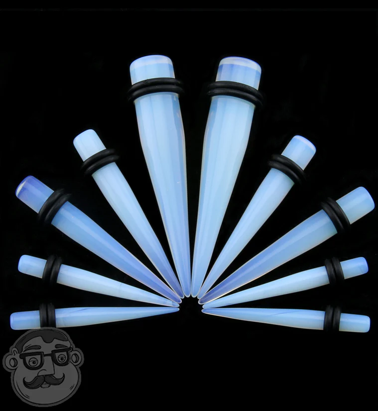 Opalite Glass Taper - Mrs Treak