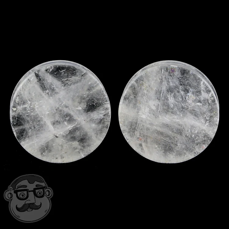 Crystal Quartz Stone Plugs - Mrs Treak