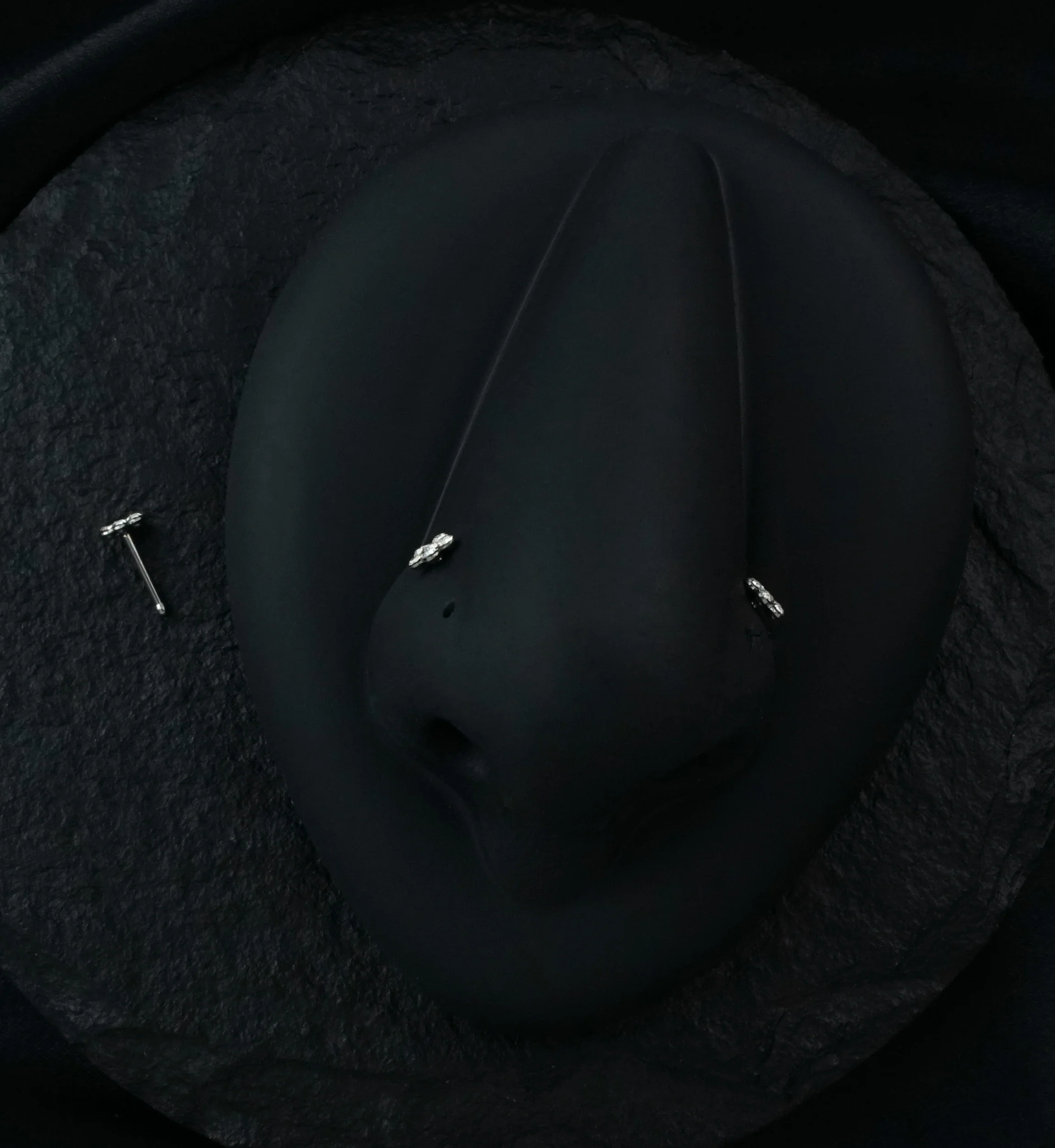 20G Flower Gem Stainless Steel Nose Stud - Mrs Treak