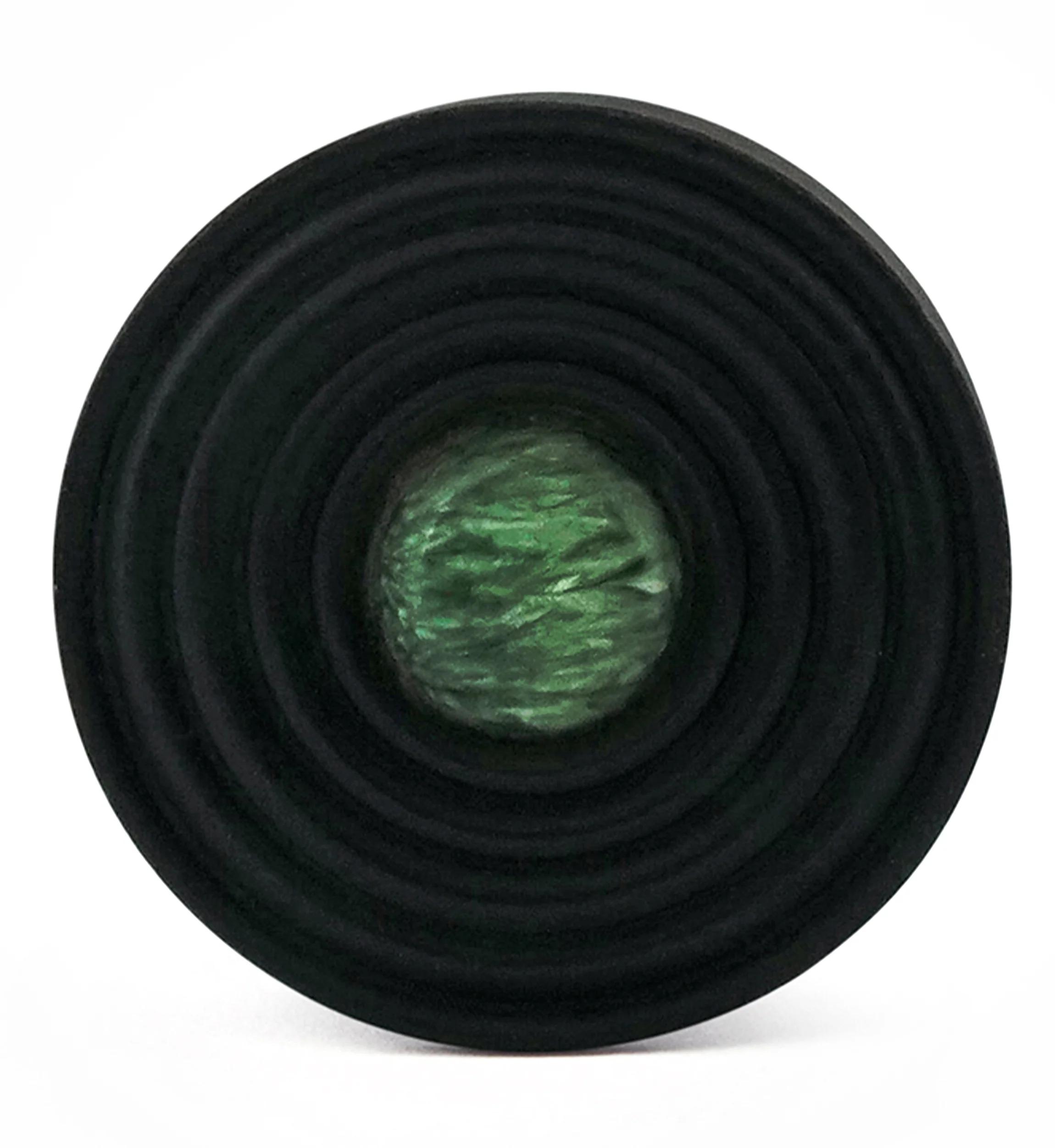 Ecliptic Seraphinite Stone Areng Wood Double Flare Plugs - Mrs Treak