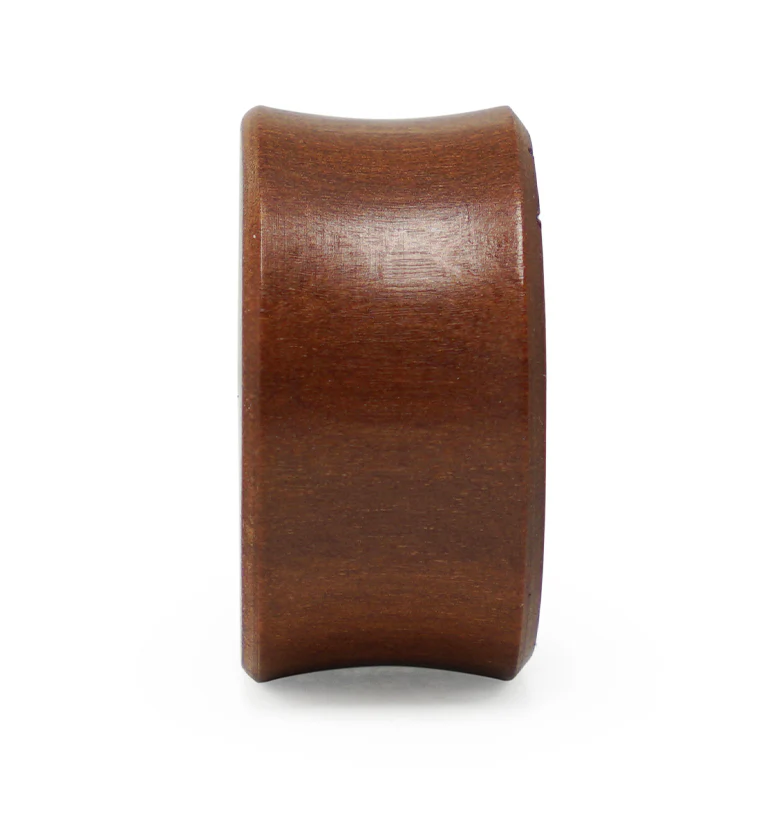 Mandala Flower Engraved Saba Wood Plugs - Mrs Treak