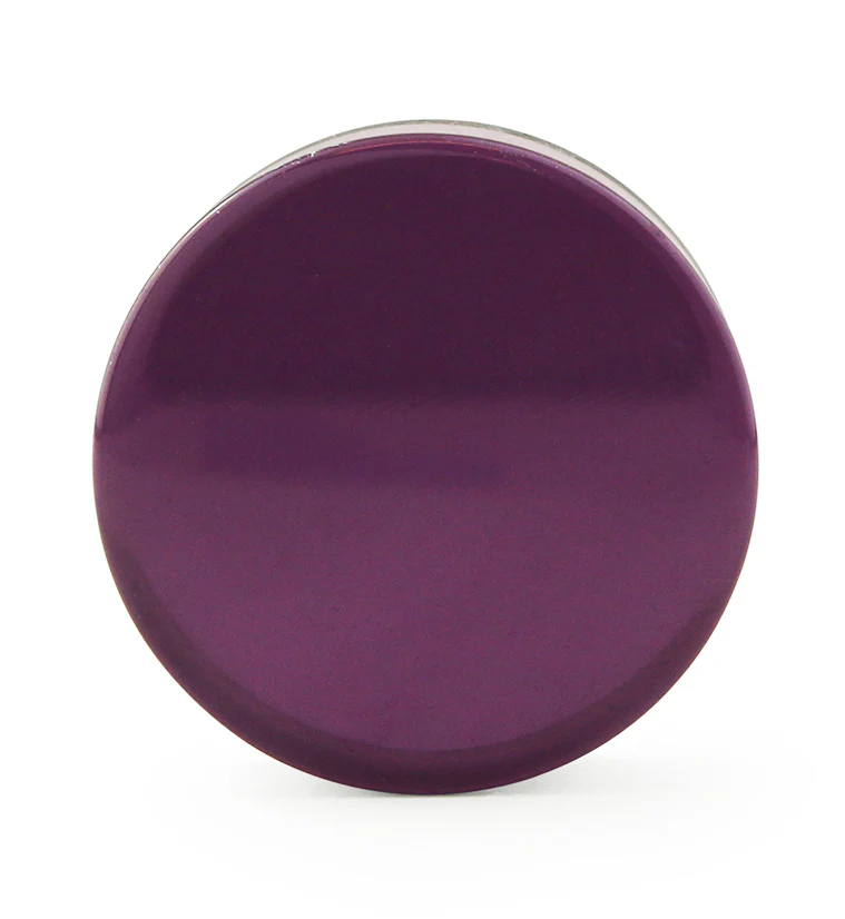 Purple Glass Plugs - Mrs Treak