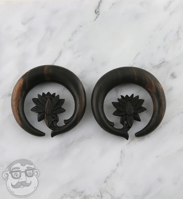 Wooden Water Lily Hoops - Mrs Treak