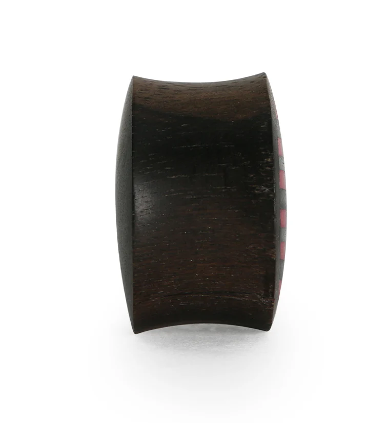 Black & Pink Wood Skateboard Plugs - Mrs Treak