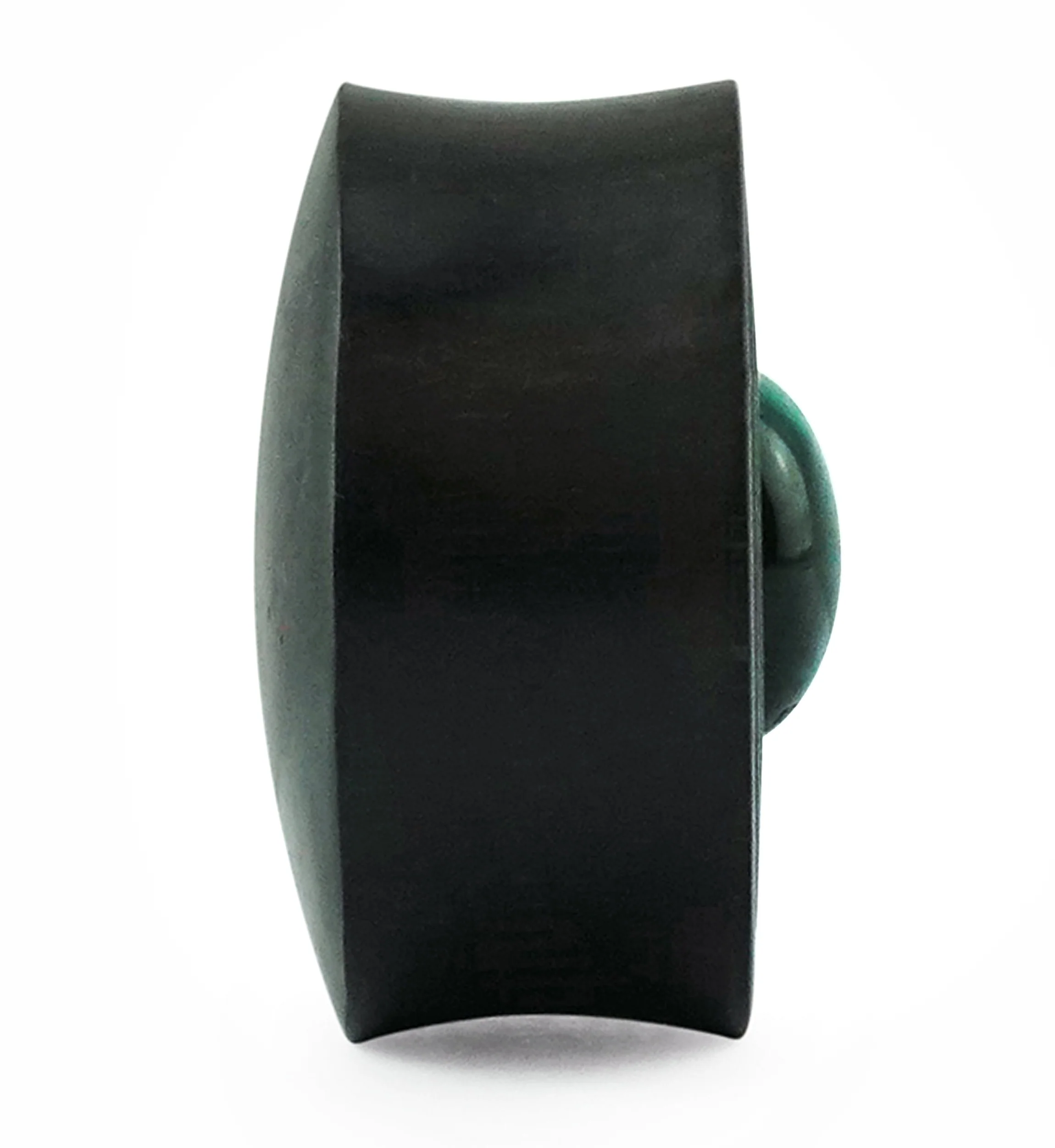 Ecliptic Green Tiger Eye Stone Areng Wood Double Flare Plugs - Mrs Treak