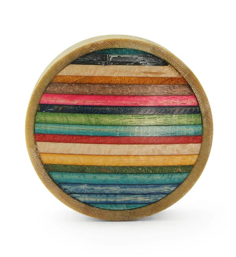 Blonde Wood Skateboard Plugs - Mrs Treak