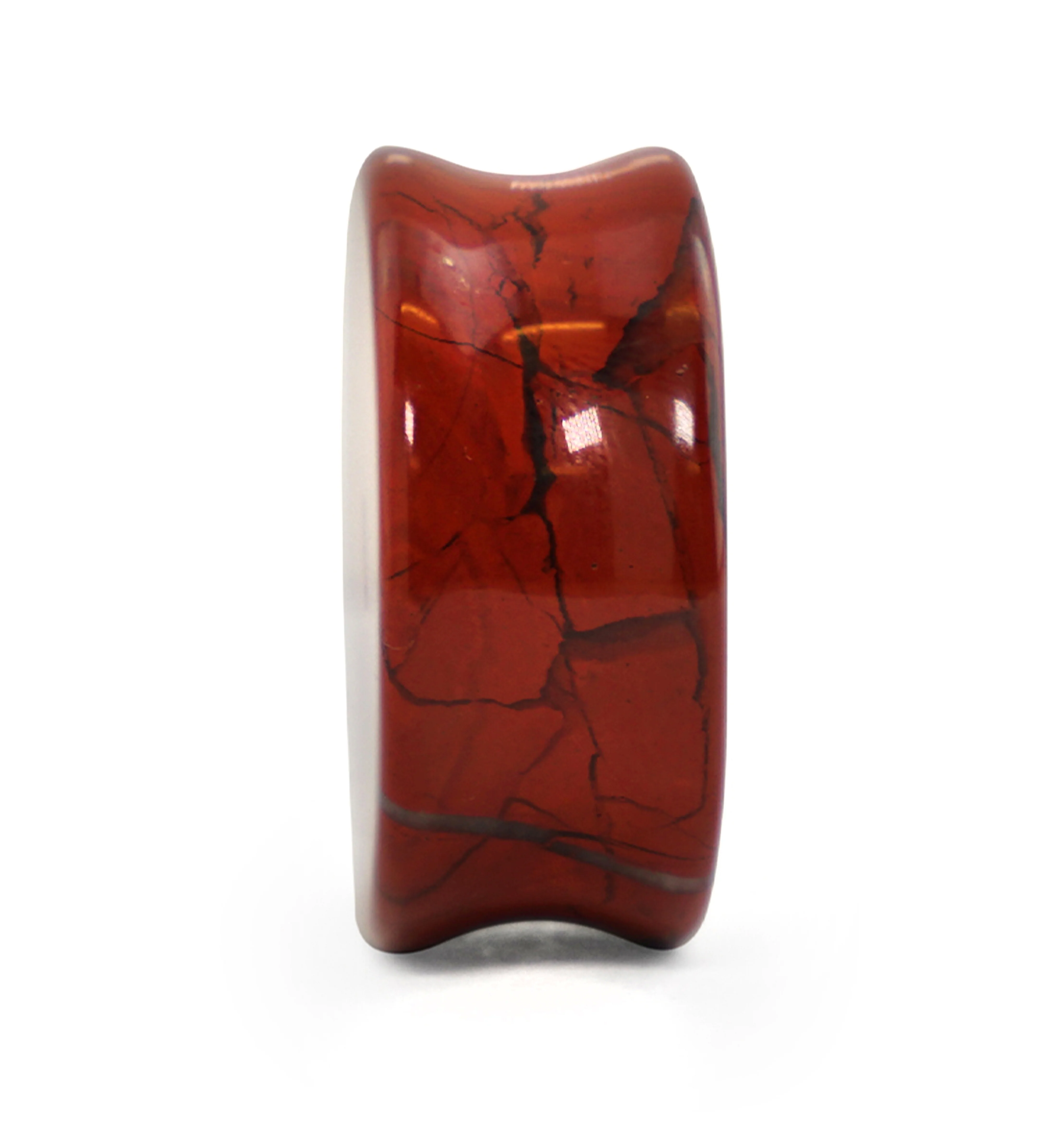 Red Jasper Stone Plugs - Mrs Treak
