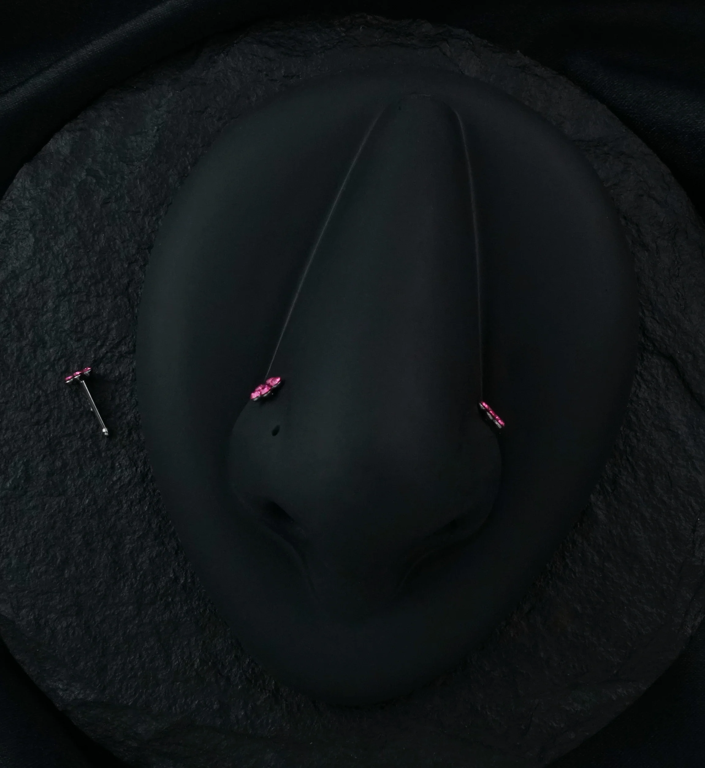 20G Flower Gem Stainless Steel Nose Stud - Mrs Treak