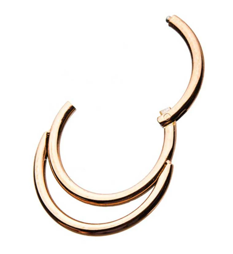 Gold PVD Excel Hinged Segment Ring - Mrs Treak