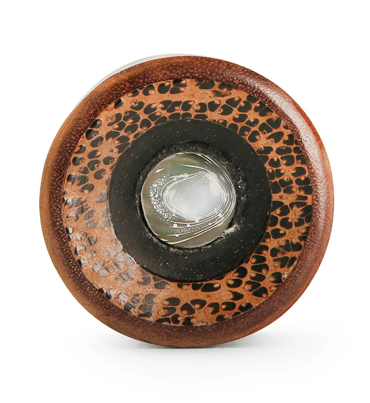 Saba Two Tone Wood Inlay & Shell Plugs - Mrs Treak