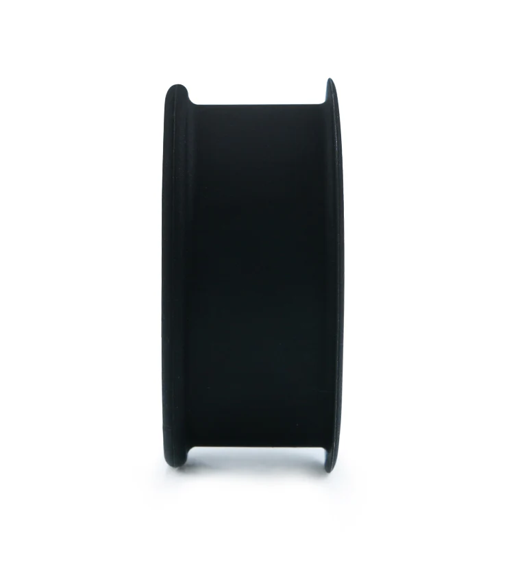 Kaos Black Silicone Hollow Plugs - Mrs Treak