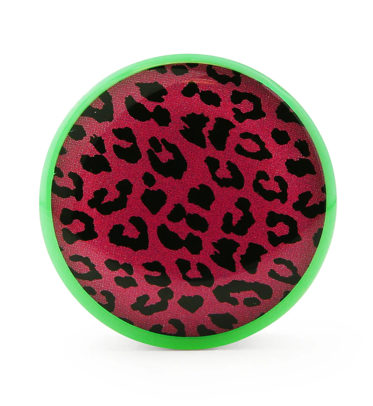 Leopard Green Plugs - Mrs Treak