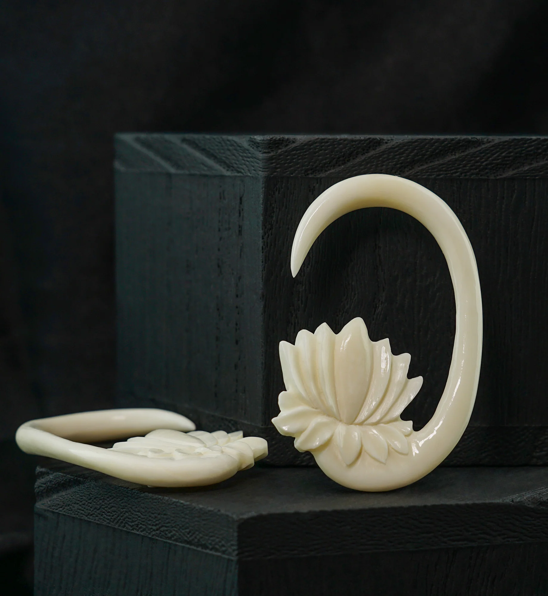 White Agave Bone Hangers - Mrs Treak