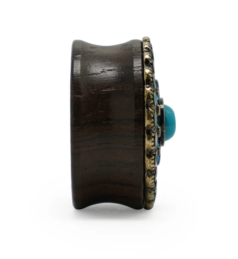 Golden Osiris Ebony Wood Plugs - Mrs Treak