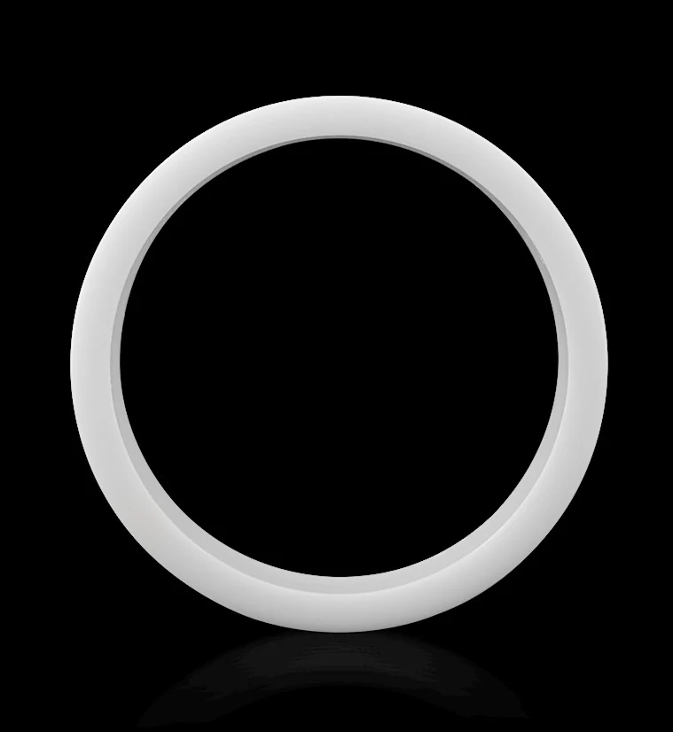 Acrylic White Saddle Tunnels - Mrs Treak