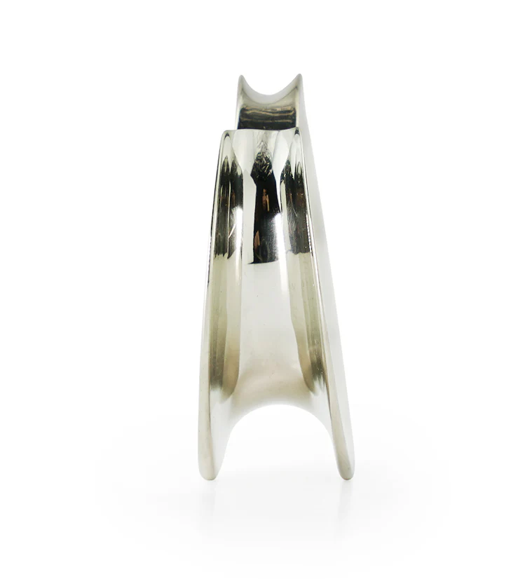 Spiral White Brass Saddles - Mrs Treak